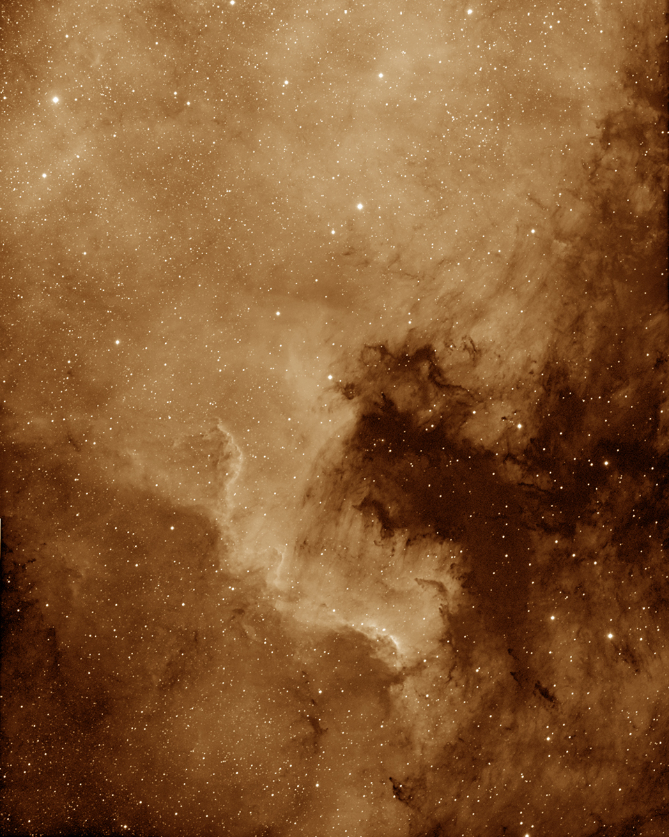 "Dunkelwirbel" in NGC7000 NGC 7000
