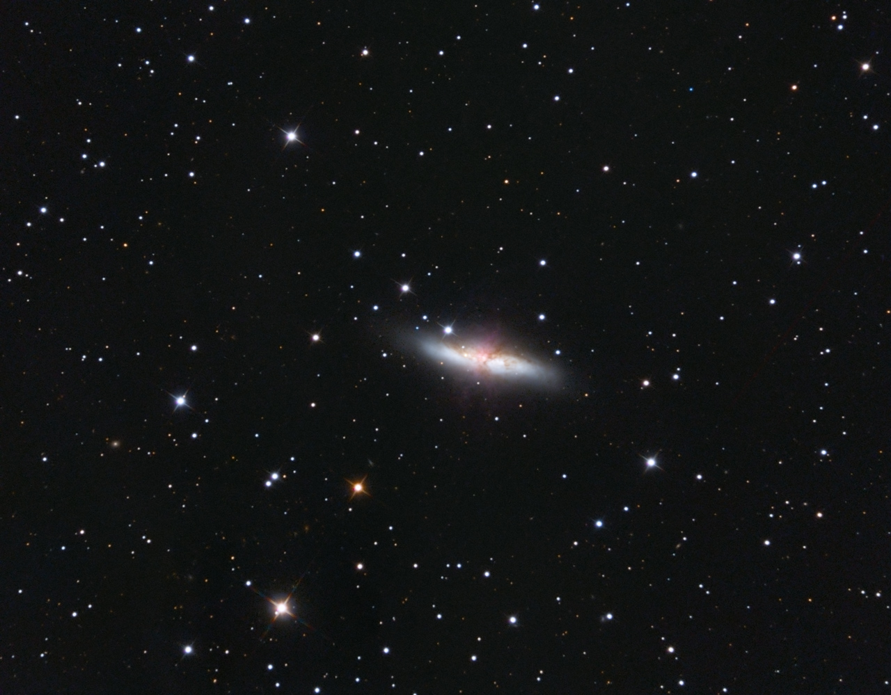 M82 mit Supernova SN 2014J M 82