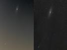 Komet Pons-Brooks 12p bei M31