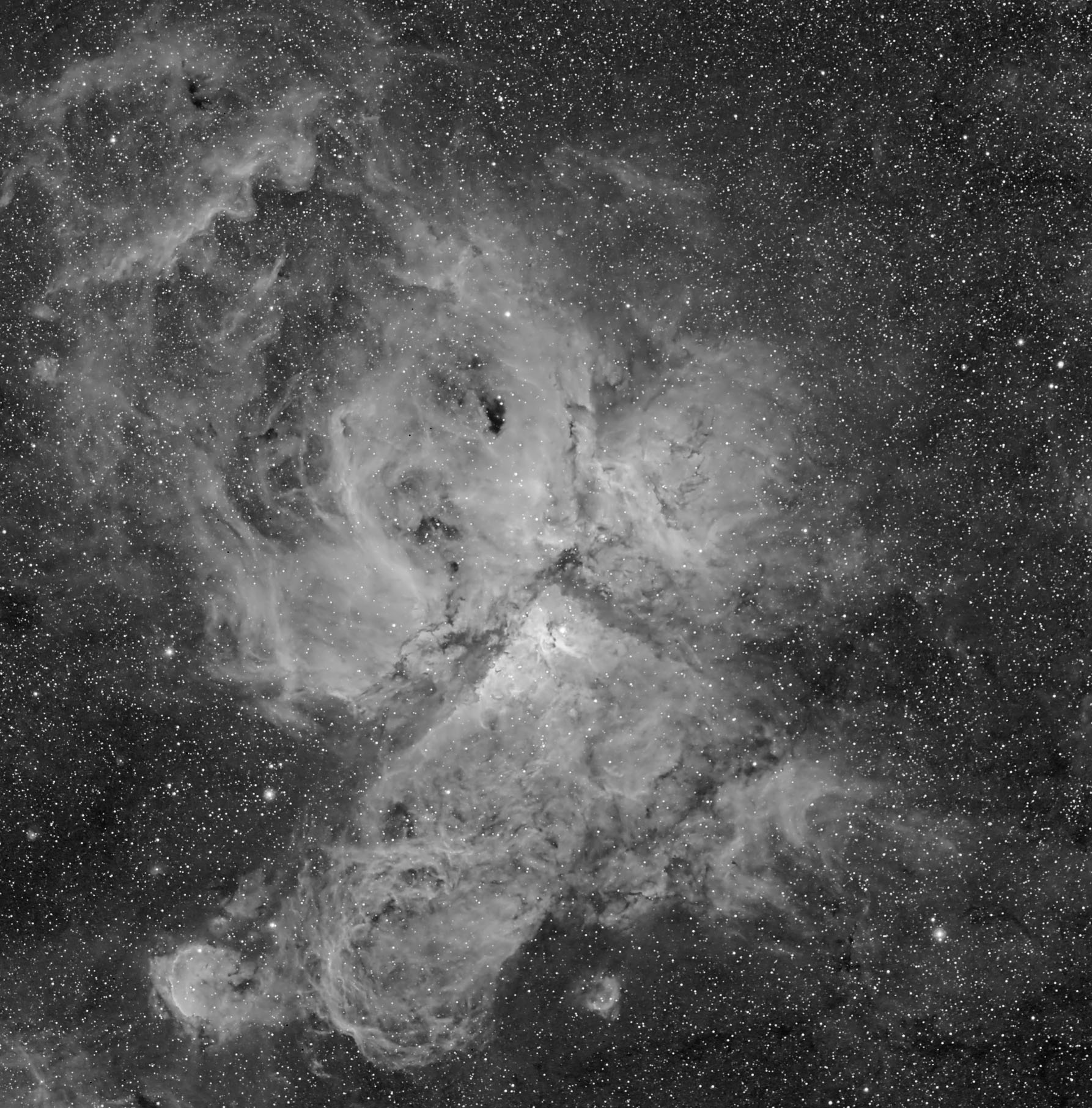 Eta Carinae in H-Alpha NGC 3372
