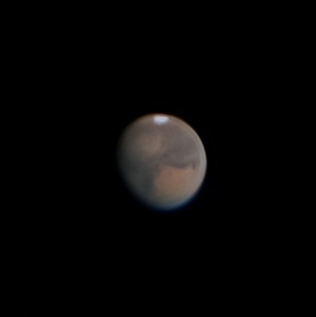 Mars am 21.8 