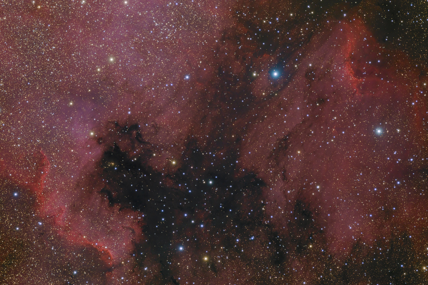 Nordamerika- und Pelikannebel NGC 7000, IC 5068