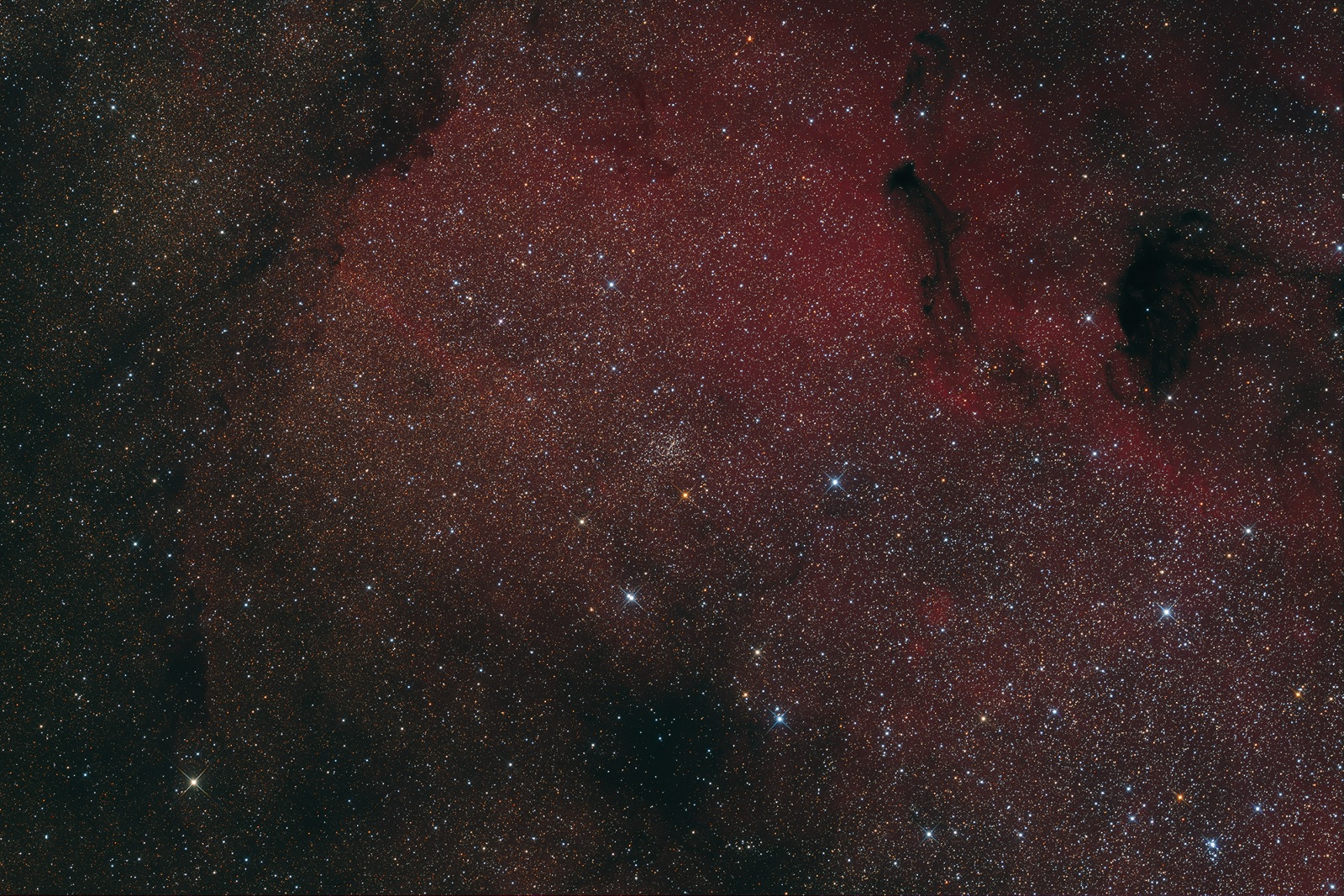 M24 mit Umgebung NGC 6603, M 24, B 93