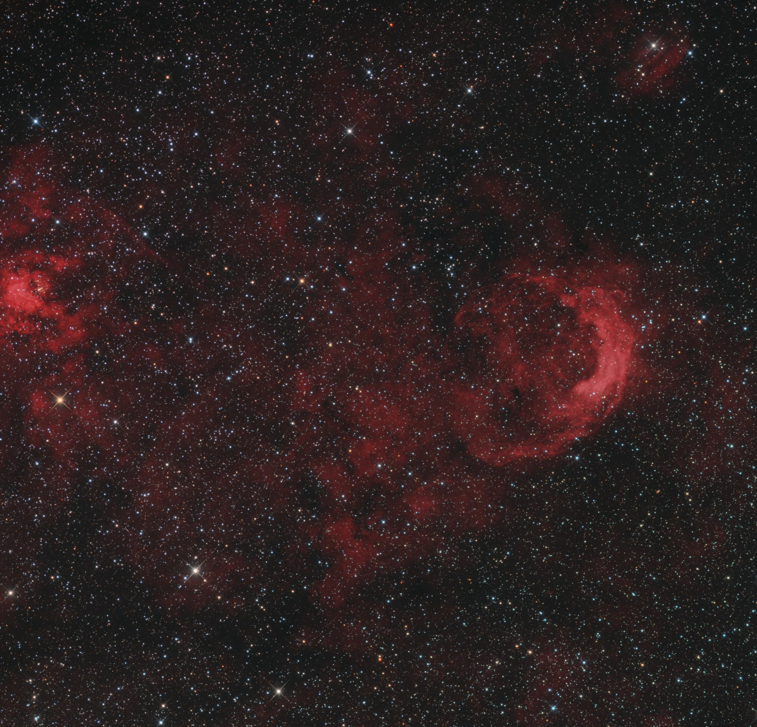 NGC 3199 mit Wolf-Rayet-Stern NGC 3199