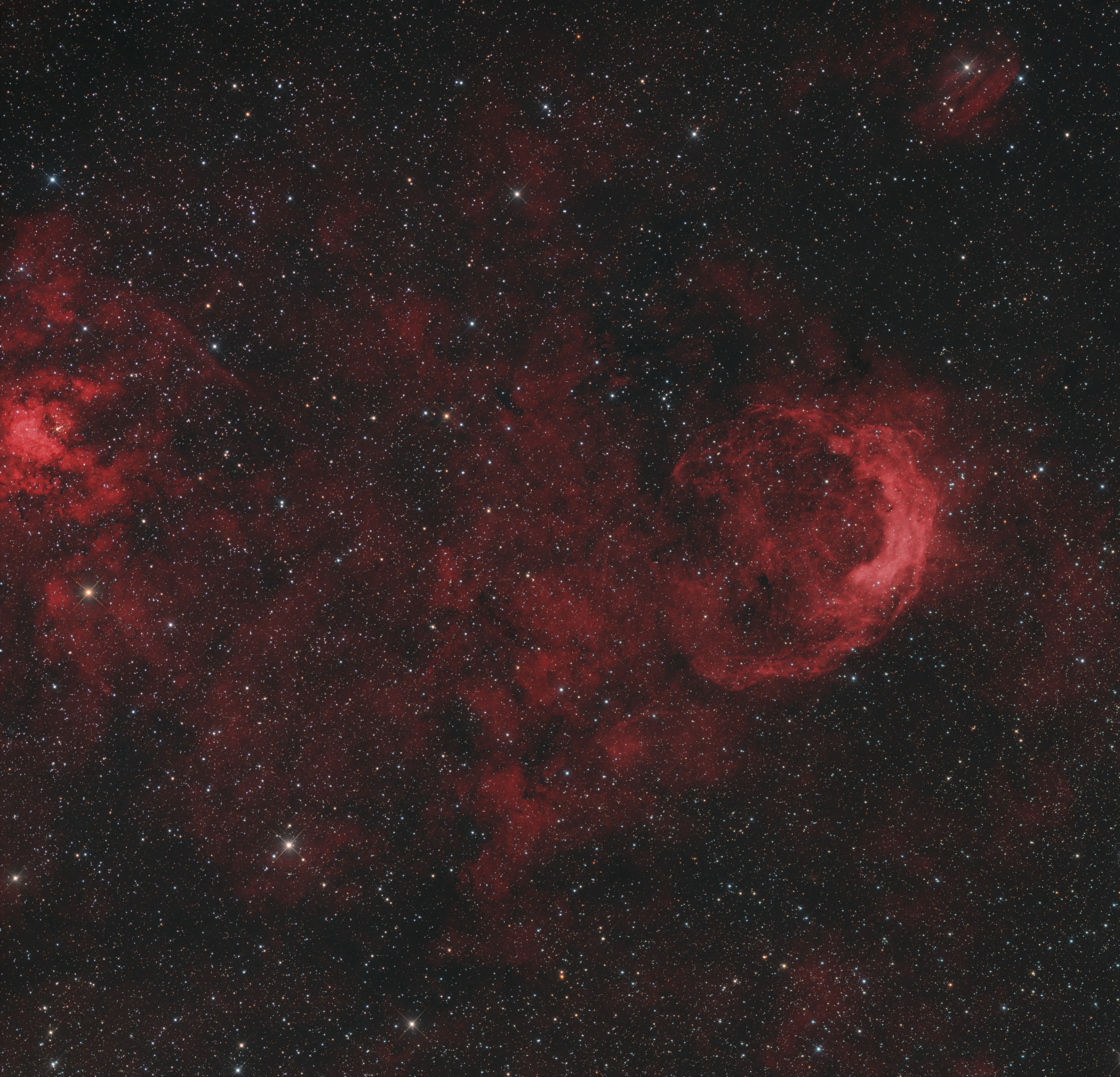 NGC 3199 mit Wolf-Rayet-Stern NGC 3199