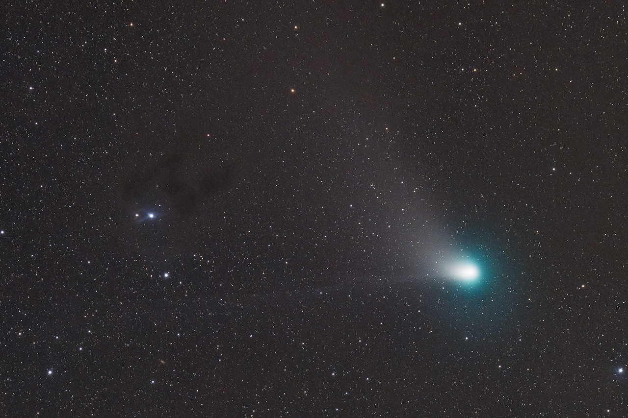 Komet C/2022 E3 ZTF bei VDB 31 vdB 31, B 26, B 27