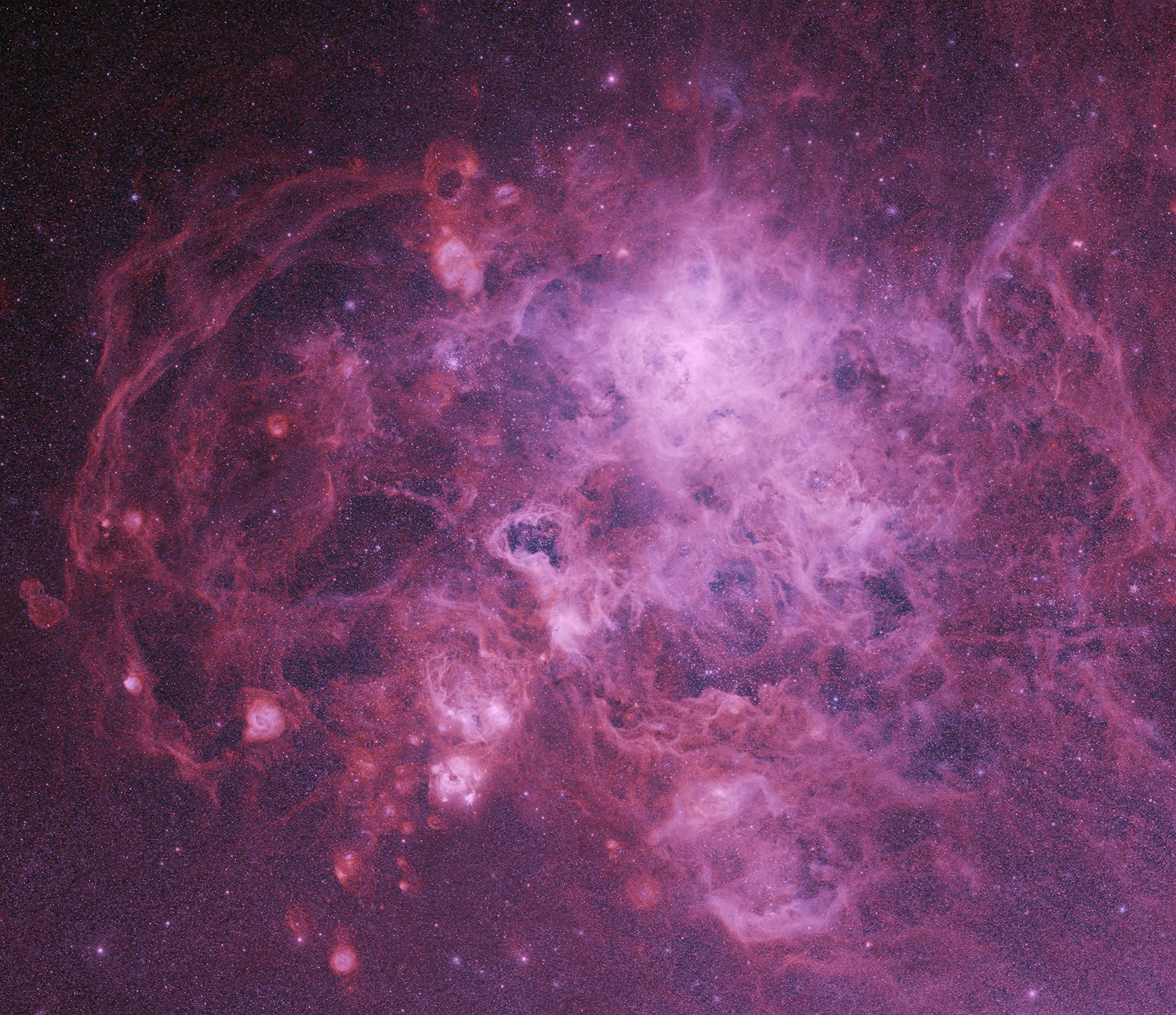 NGC 2070 in H-Alpha + OIII NGC 2070, NGC 2042, NGC 2100