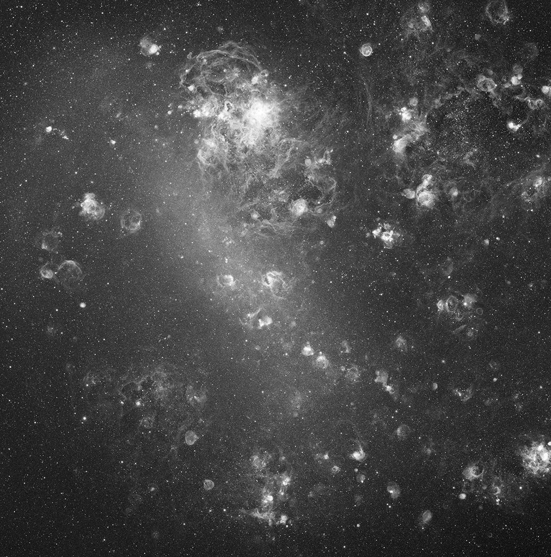 LMC Mosaik in Halpha NGC 2070, PGC 17223