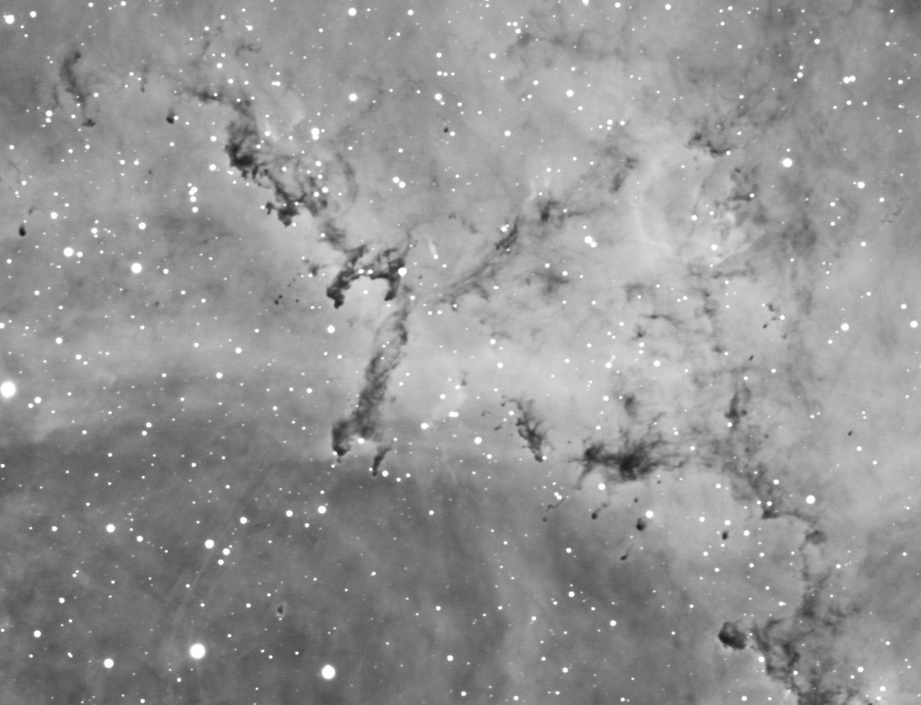 Kernbereich im Rosettennebel NGC 2244