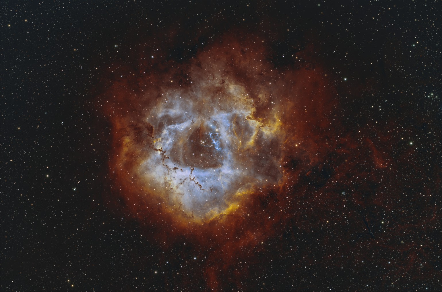 Rosettennebel NGC 2237, NGC 2246