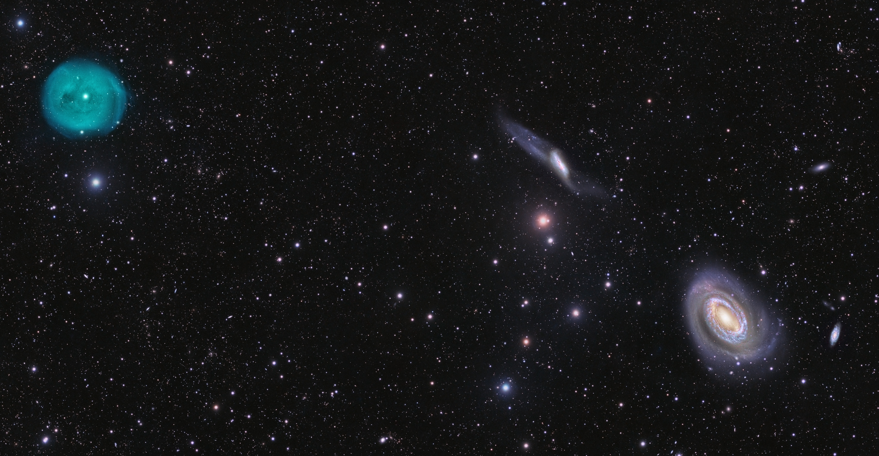 LoTr 5, NGC4747, 4725 NGC 4725, NGC 4747