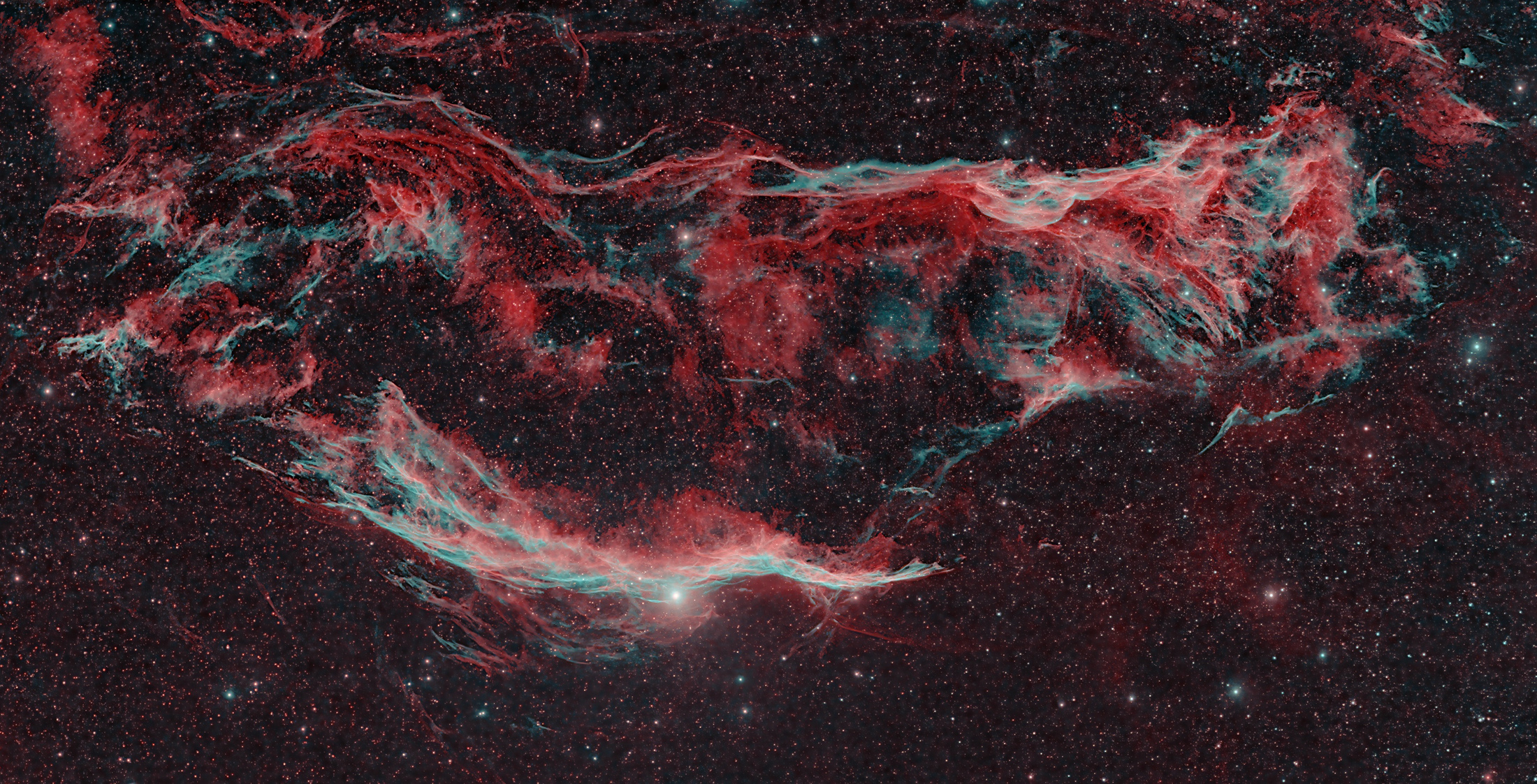Supernovarest „Western Veil Nebula“ NGC 6960