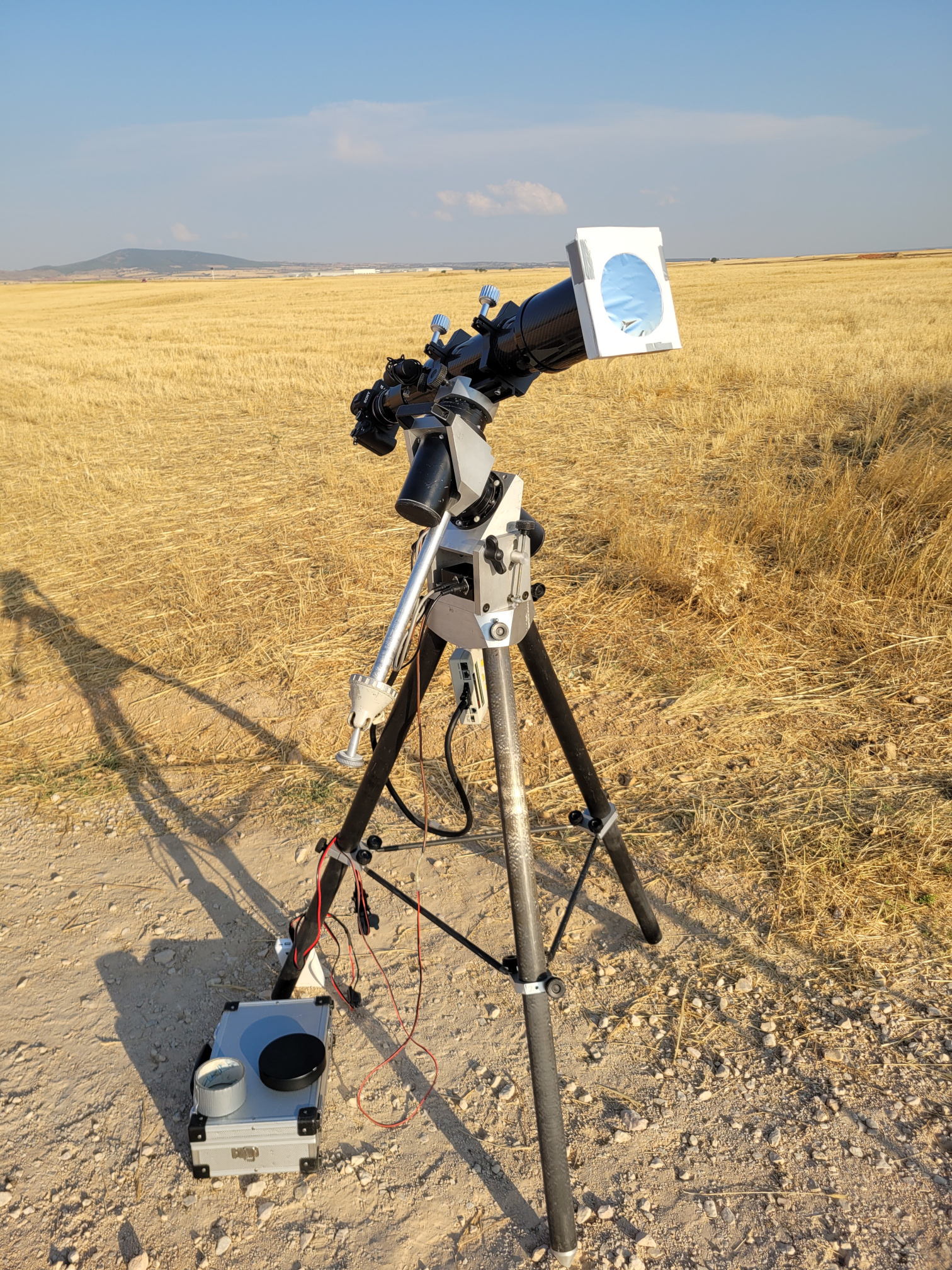 Equipement für die Sofi am 12.8.2026 