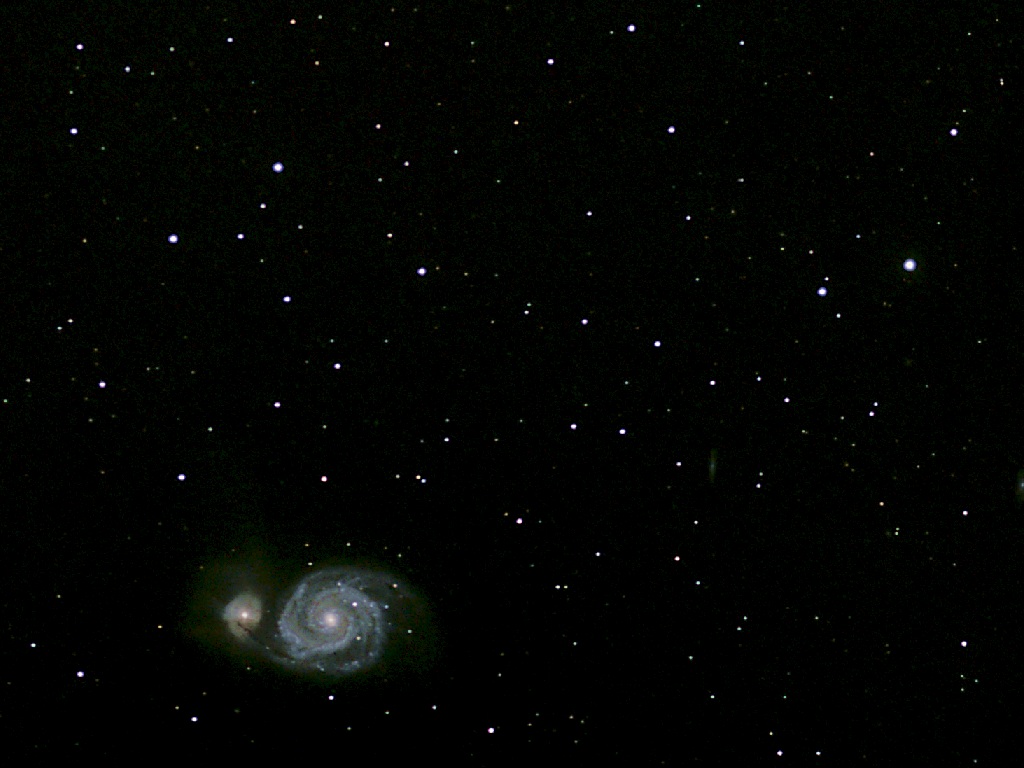 M51 - Whirpoolgalaxie M 51, NGC 5194