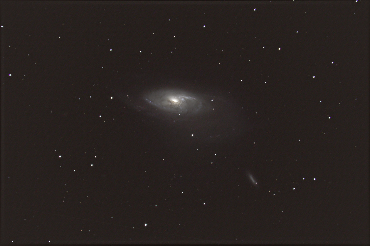 M106 und NGC 4248 M 106, NGC 4248