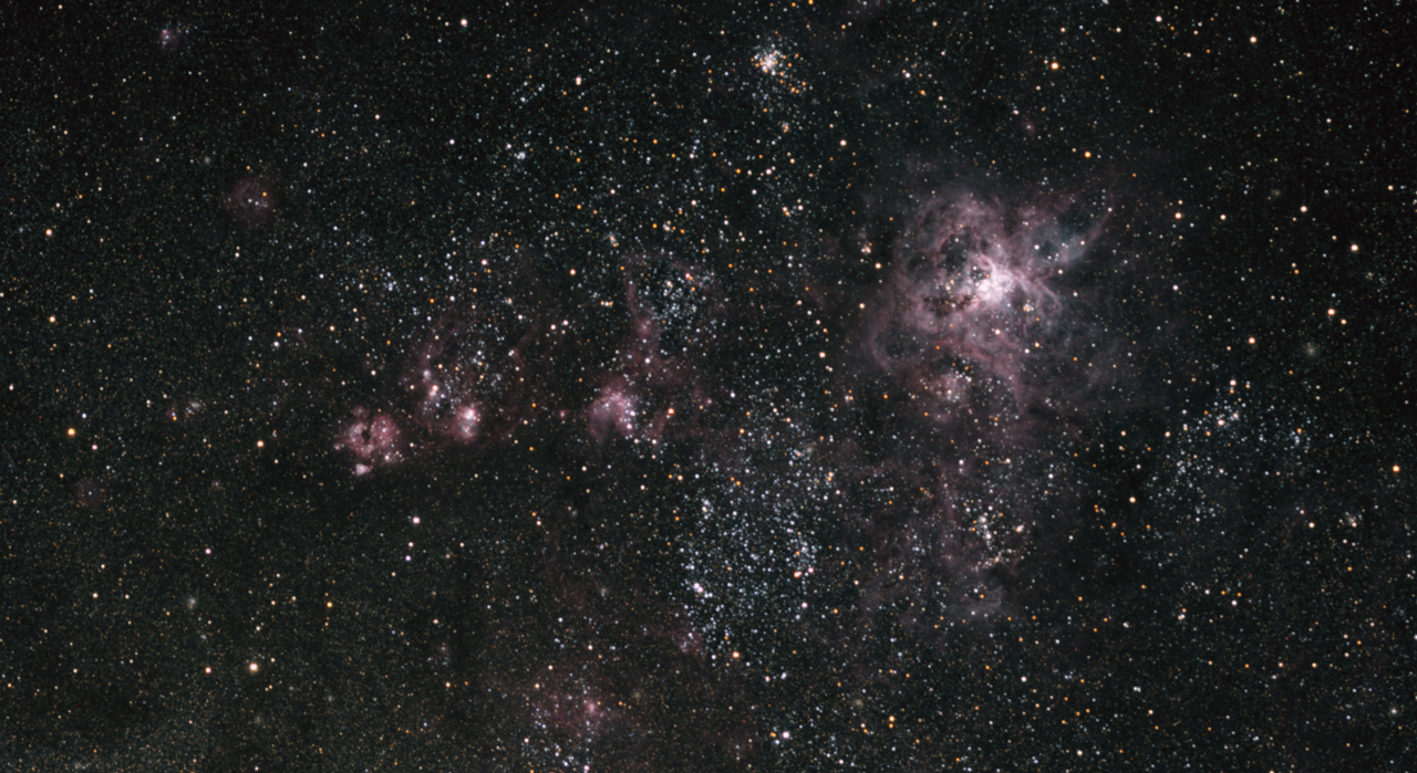 NGC 2070 -Tarantel-Nebel in der LMC (Large Magellanic Cloud) NGC 2070