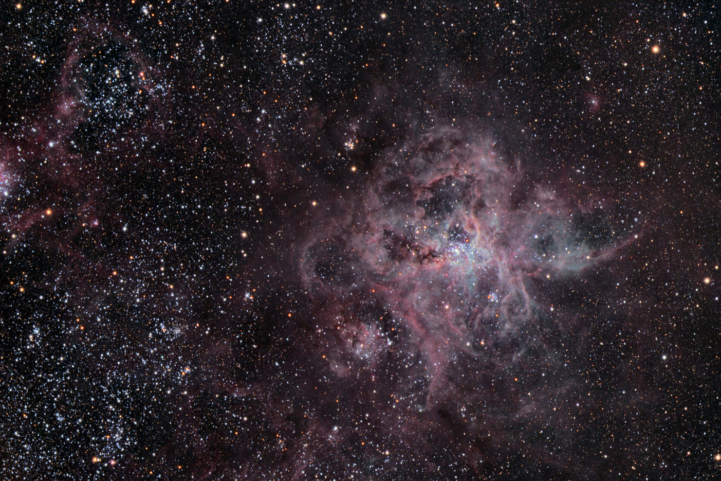 Die Tarantel in der LMC NGC 2070