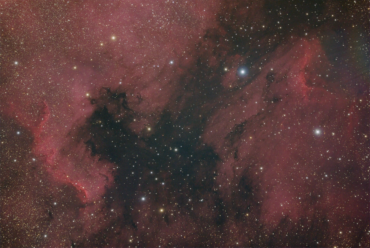 Nordamerika- und Pelikannebel (NGC 7000 und IC 5070) NGC 7000, IC 5070