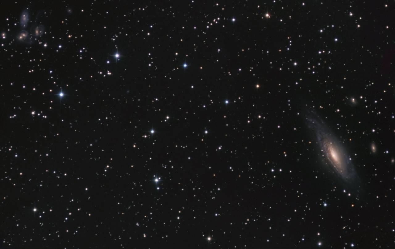 NGC7331 + Stephans Quintett NGC 7331