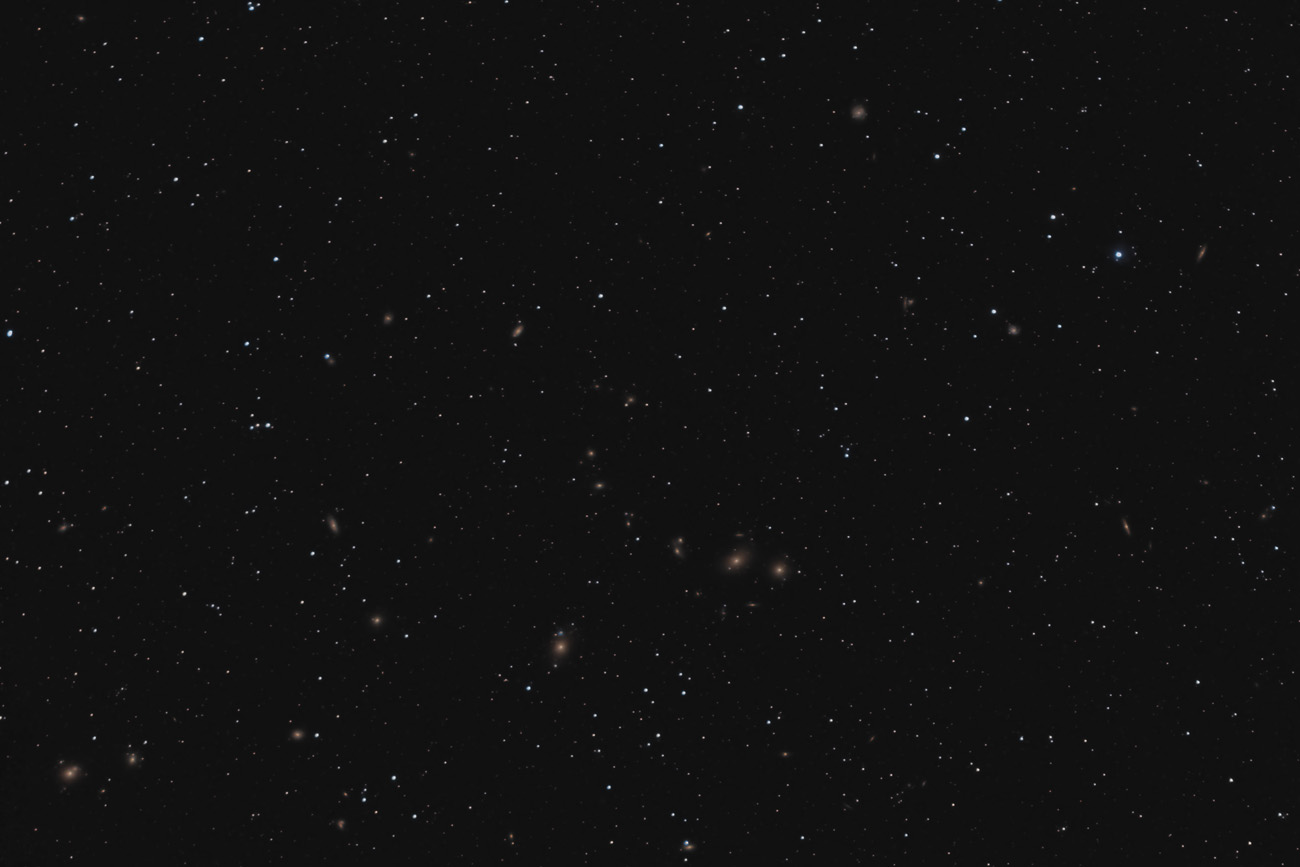 Virgo Galaxienhaufen M 84, M 86, M 87