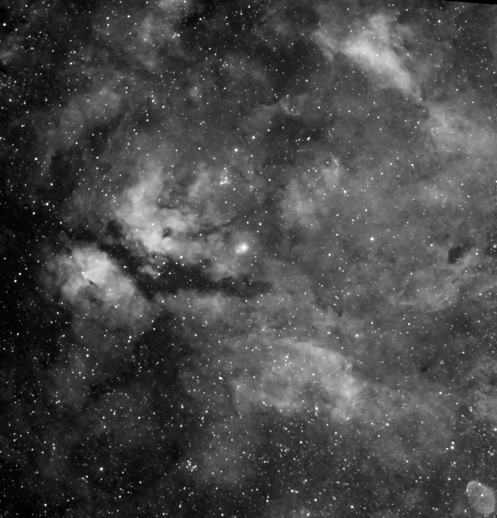 Gasnebel um Sadr im Schwan NGC 6888
