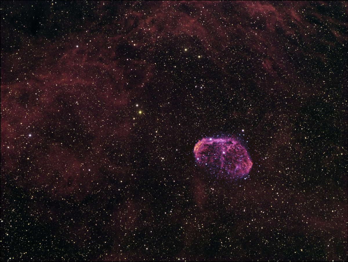 NGC 6888 in Farben NGC 6888