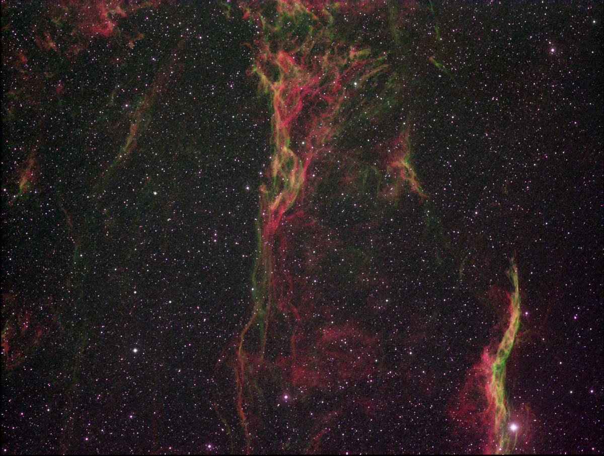 Auschnitt vom Cirrus-Nebel  NGC 6960