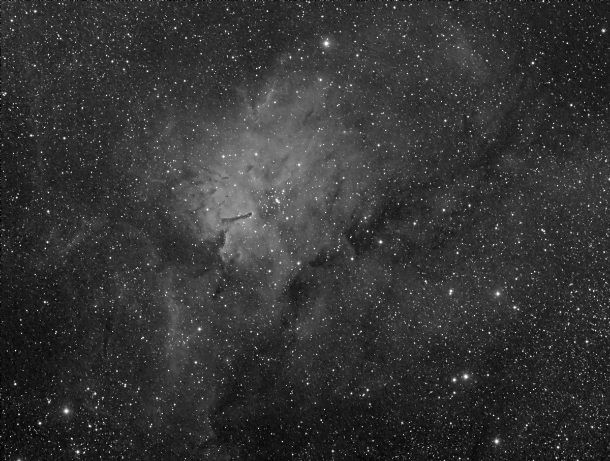 NGC 6820 im Fuchs ....H-Alpha NGC 6820