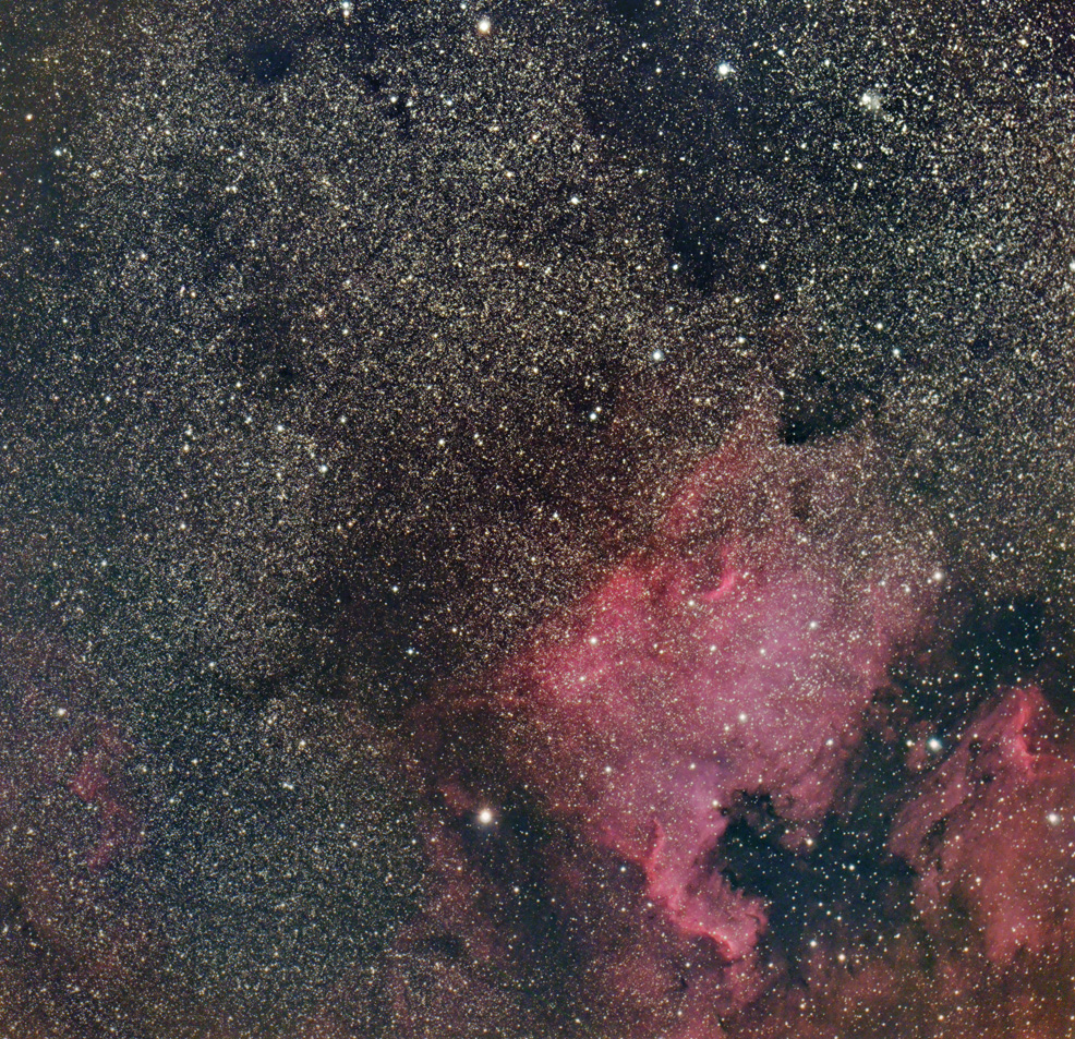 NGC 7000 als Erstversuch NGC 7000