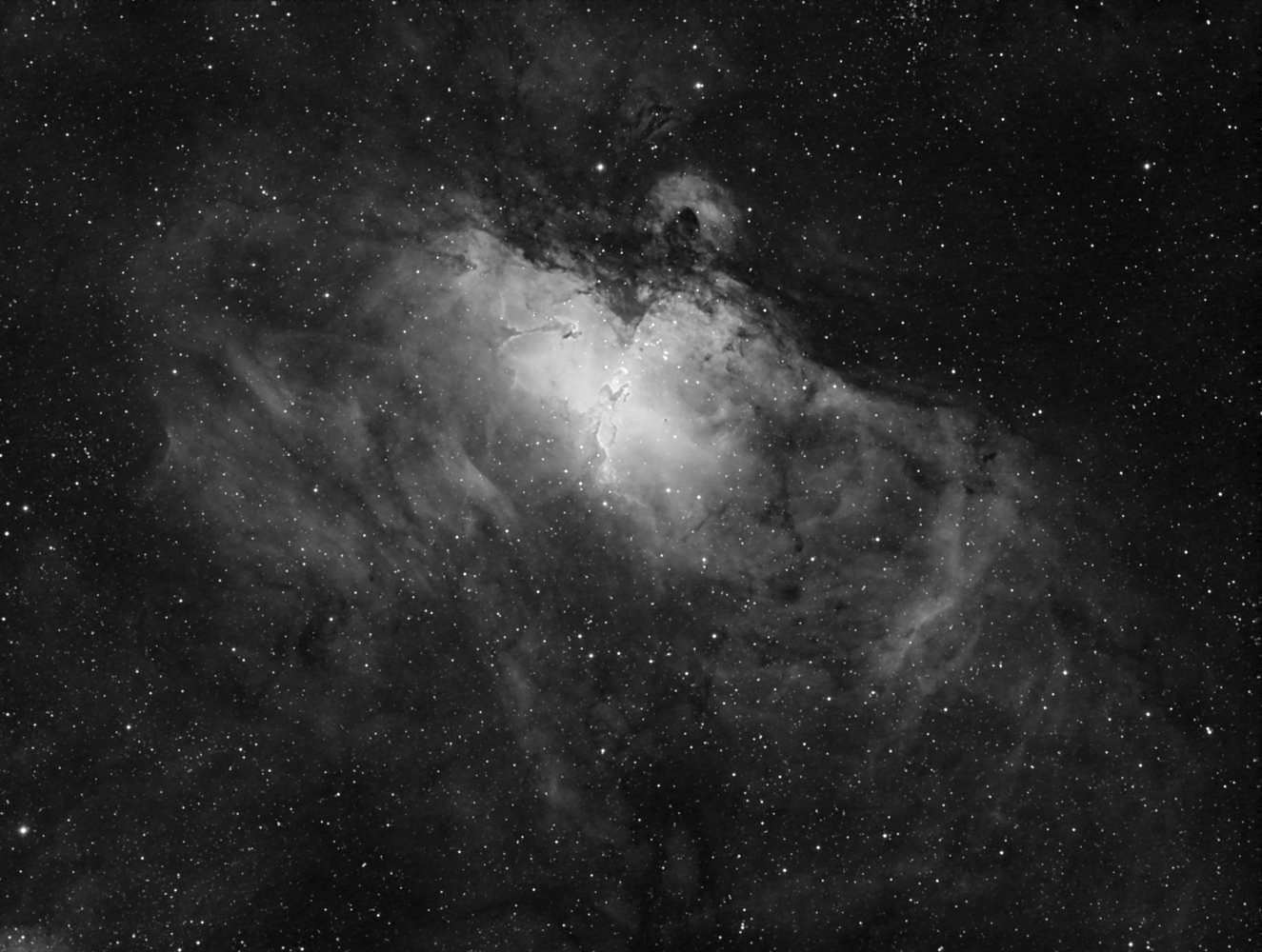 Adlernebel in H-Alpha M 16, IC 4703, NGC 6611