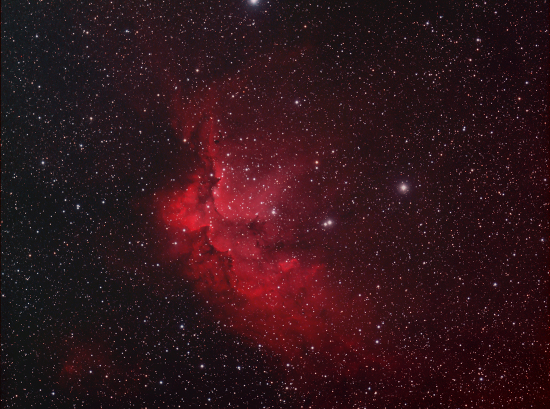 NGC 7380 mit H-Alpha und OIII-Anteil NGC 7380