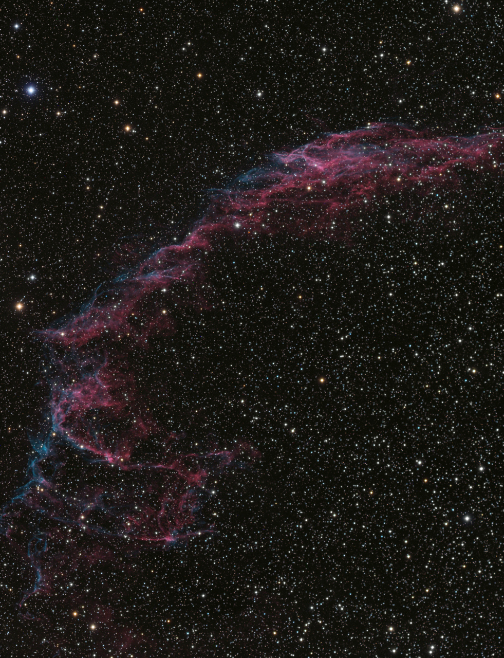 Cirrus-Nebel mit 130 mm AP NGC 6992
