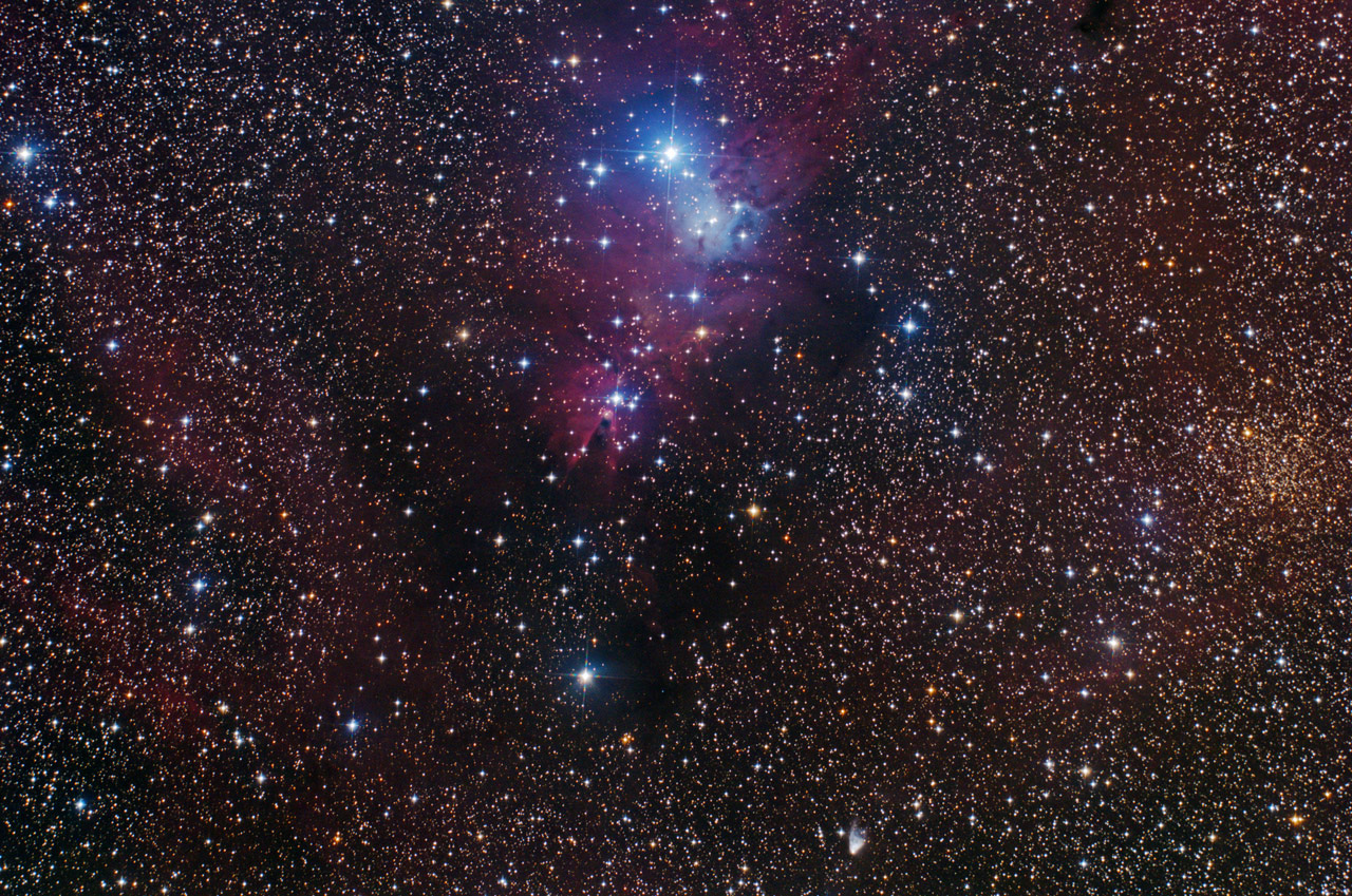 Conus-Nebel + NGC2261 + Trumpler 5 NGC 2264, NGC 2261