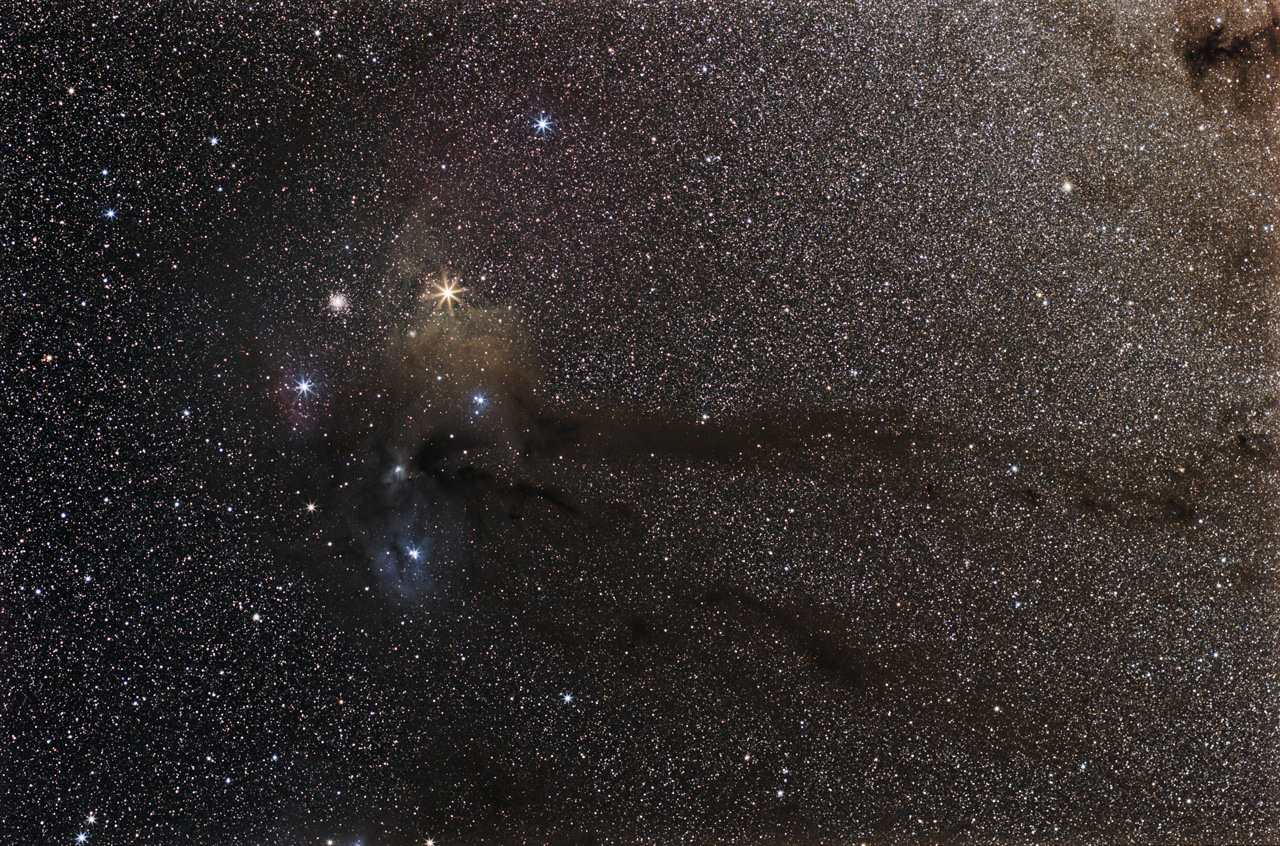 Dunkelnebel um Antares M 4, M 80