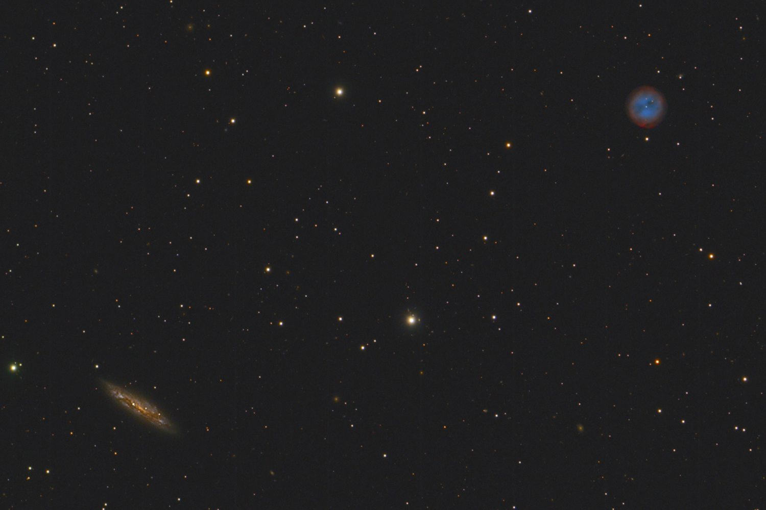 M97 - Eulennebel und M108 (Galaxie) M 97, M 108