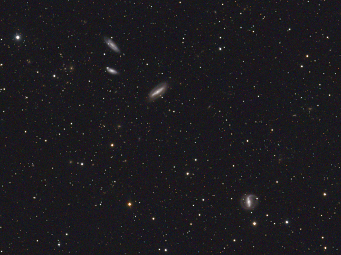 NGC 7552 im Sternenbild Kranich NGC 7552, NGC 7599, NGC 7582