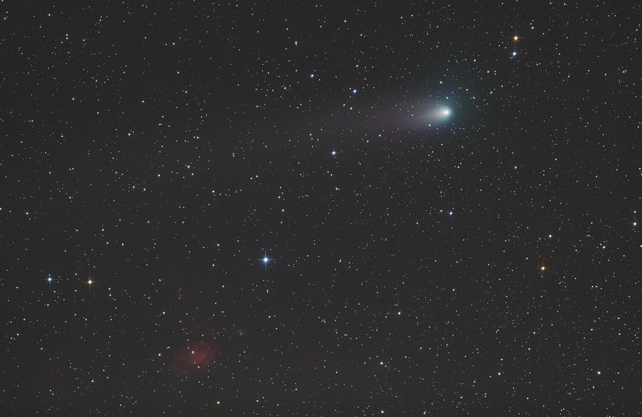 Komet 21P/Giacobini-Zinner bei Sh2-232  