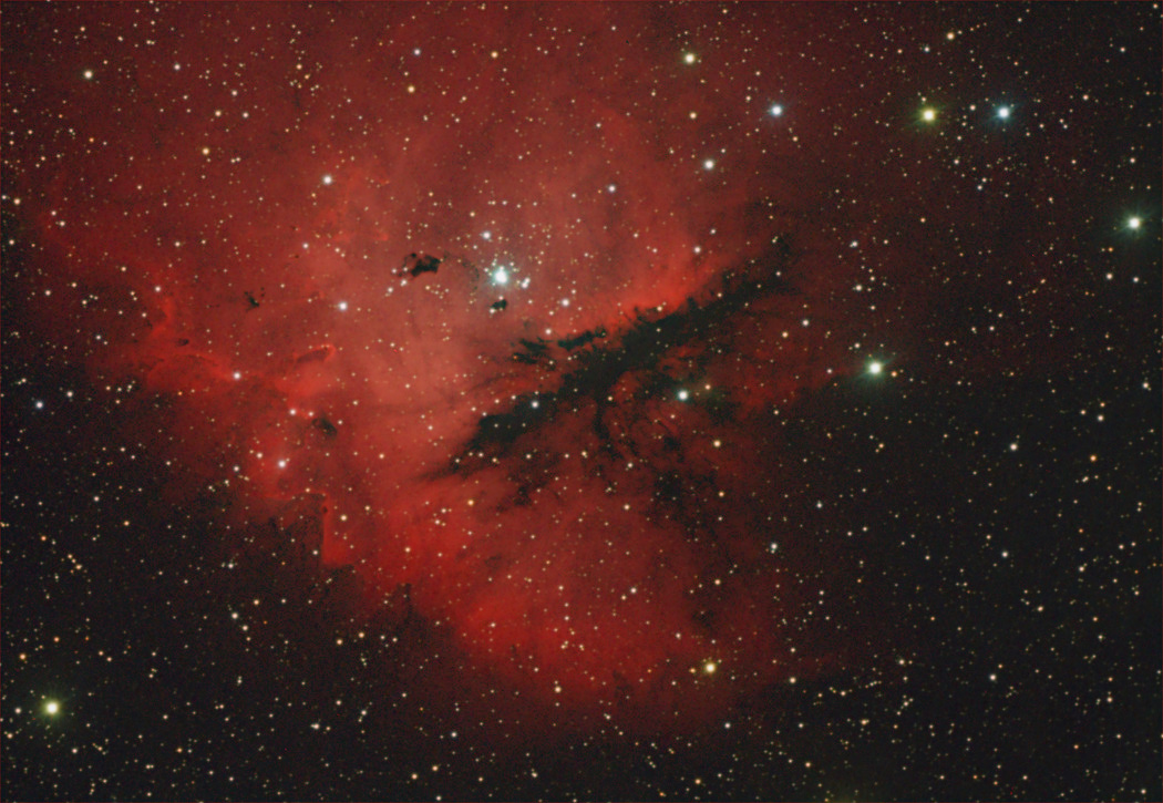 NGC 281 - Pacman mit HRGB NGC 281