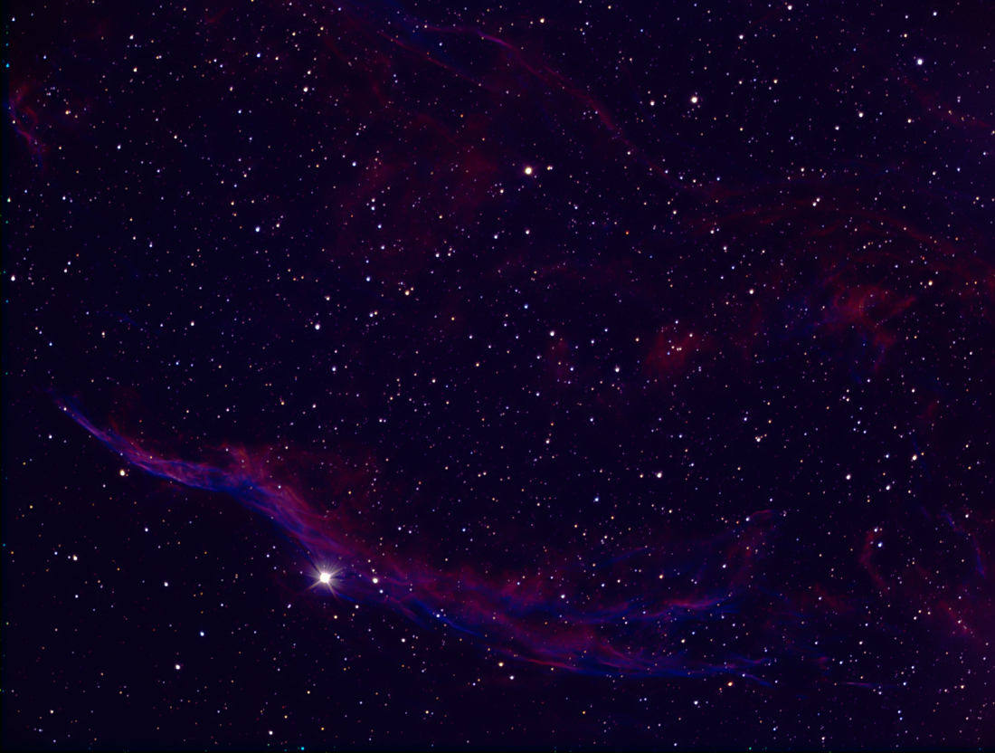 Cirrusnebel - Meine erste Schmalbandaufnahme NGC 6960
