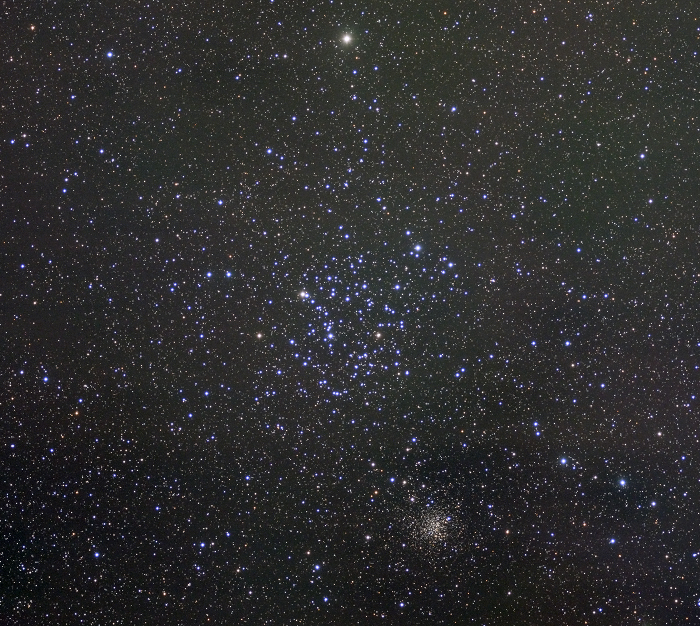 M35 und NGC 2158 M 35, NGC 2168, NGC 2168
