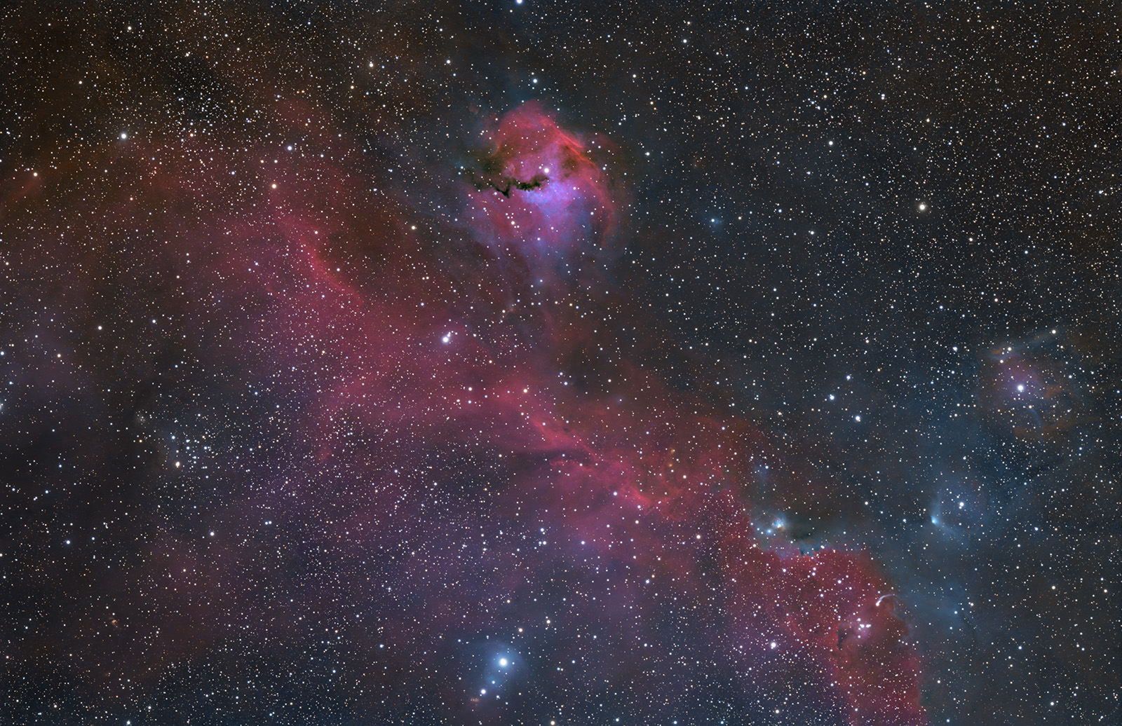 Seagull -Nebula IC2177 & SH2-292 IC 2177, Sh2 292, NGC 2327