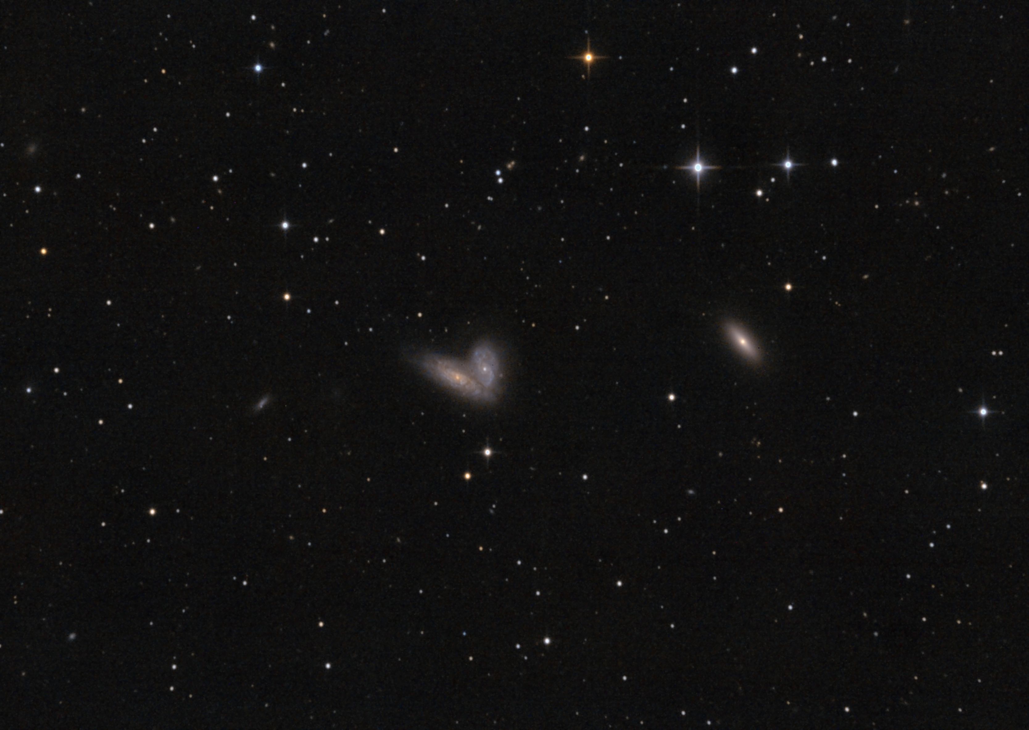 NGC 4567/68 Die Siamesischen Zwillinge NGC 4567, NGC 4568