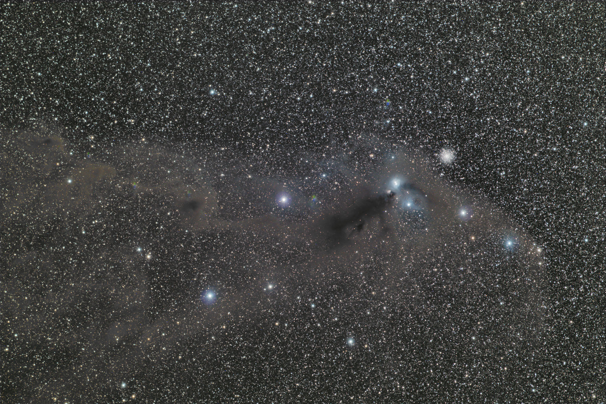 NGC 6726, 27 und 29 NGC 6726, NGC 6727, NGC 6729