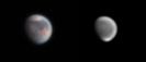 Mars am 5.10.2022 mit Staubsturm RGB + UV