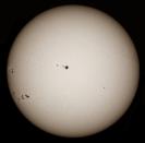 Sonne am 26.8.2025 im Weißlicht