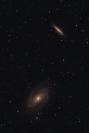 M81 und M82 mit Supernova