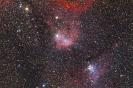 Gabriela Mistral Nebula NGC3324 & the Pendant NGC 3293