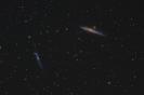 NGC 4631 - Walgalaxie und NGC 4656 Hockeystickgalaxie